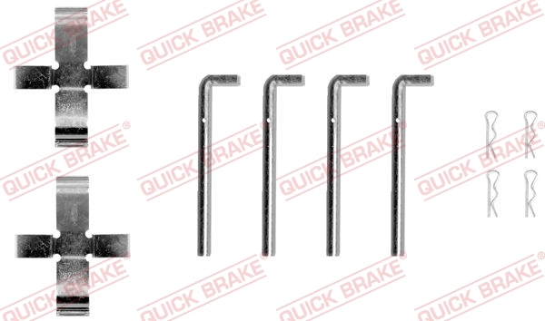 Accessory Kit, disc brake pad